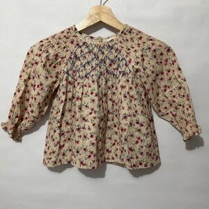 ZARA STRETCHY FLORAL BLOUSE